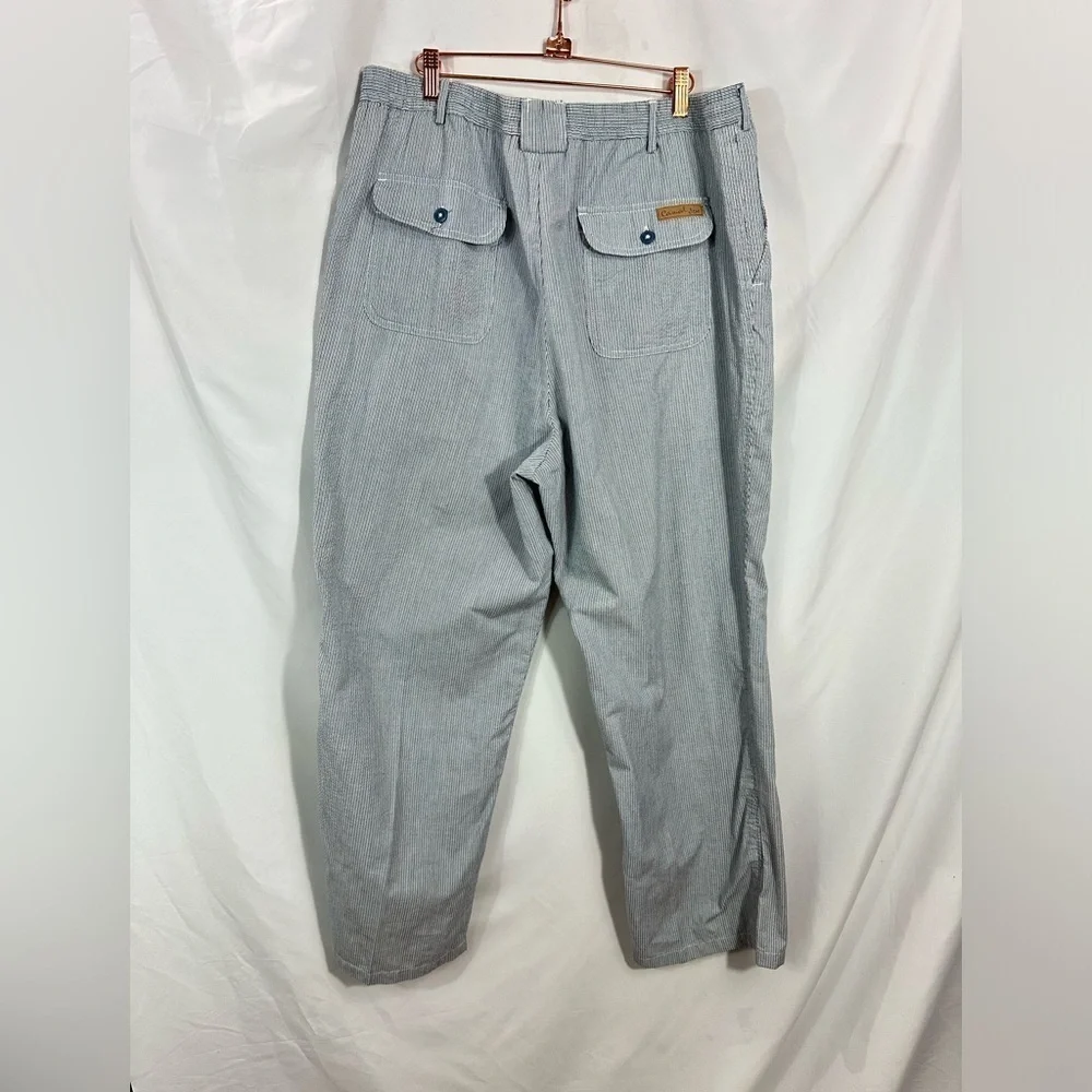 Vintage Haband Casual Joe seersucker pants size 42